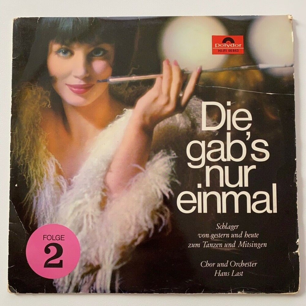 Die Gab's Nur Einmal Folge 2 Hans Last LP Polydor 46843 Import Germany VG+ Vinyl